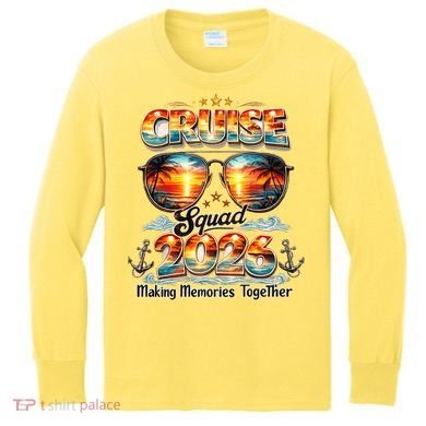 Cruise Squad 2026 Kids Long Sleeve Shirt