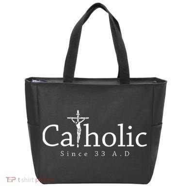 Catholic Since 33 Ad Crucifix Jesus Eucharist Christianity Tote Bag
