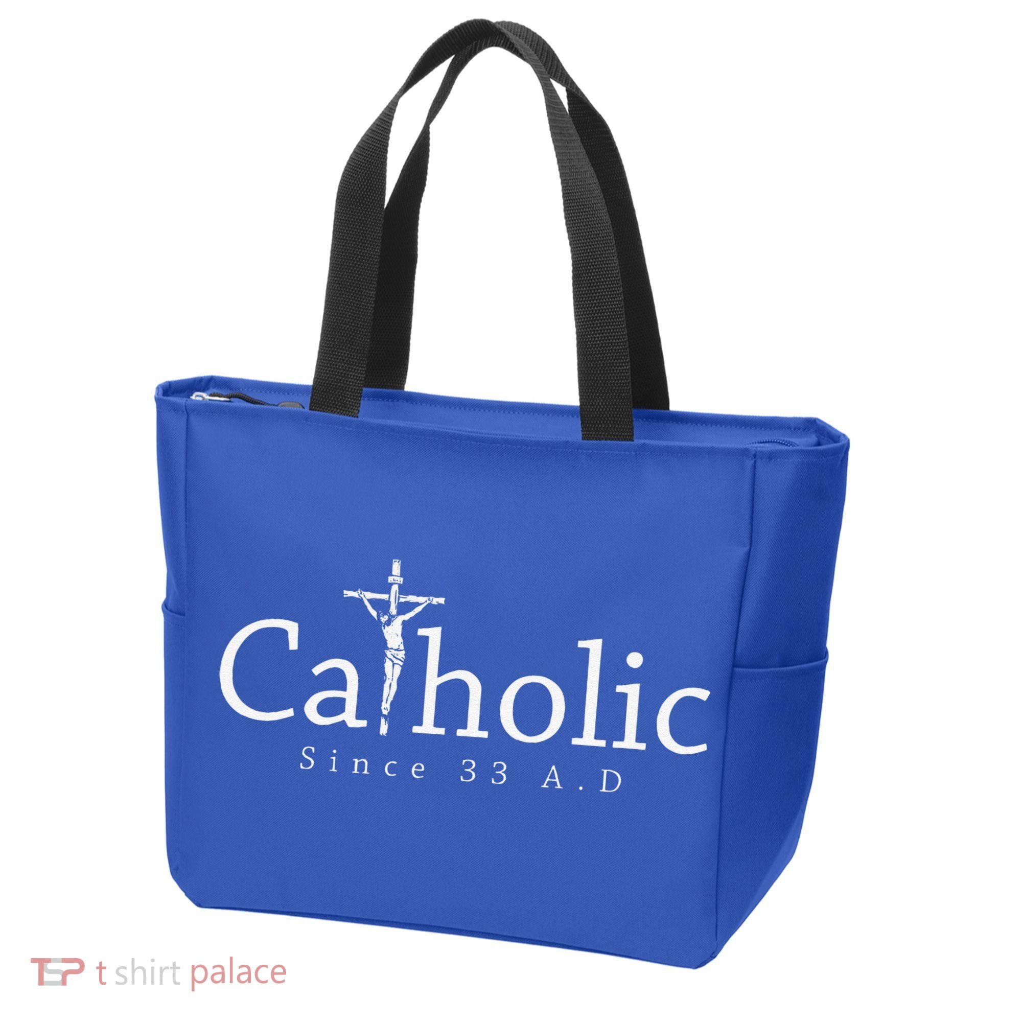 Catholic Since 33 AD Crucifix Jesus Eucharist Christianity Tote Bag