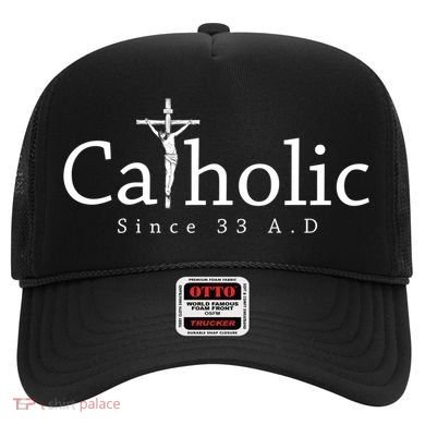 Catholic Since 33 Ad Crucifix Jesus Eucharist Christianity Gift Hat