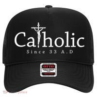 Catholic Since 33 Ad Crucifix Jesus Eucharist Christianity Gift Hat thumb 0
