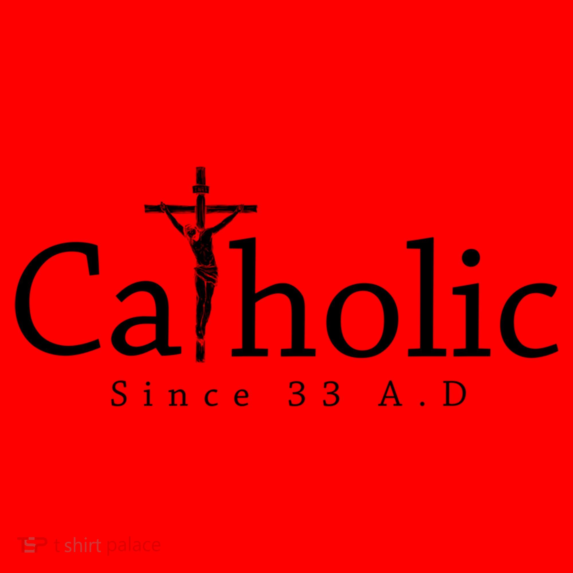 Catholic Since 33 Ad Crucifix Jesus Eucharist Christianity Gift Santa Hat