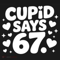 Cupid Says 67 Funny 6-7 Valentines Day Backpack thumb 2