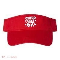 Cupid Says 67 Funny 6-7 Valentines Day Visor thumb 0