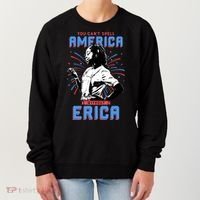 Can't Spell America Without Erica Retro Women's Sweatshirt thumb 0