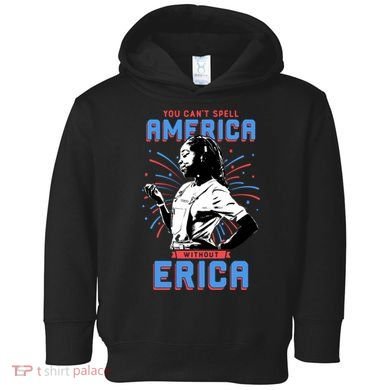 Can't Spell America Without Erica Retro Toddler Hoodie