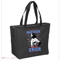 Can't Spell America Without Erica Retro Tote Bag thumb 2