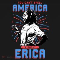 Can't Spell America Without Erica Retro Tote Bag thumb 4
