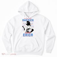 Can't Spell America Without Erica Retro Hoodie thumb 0