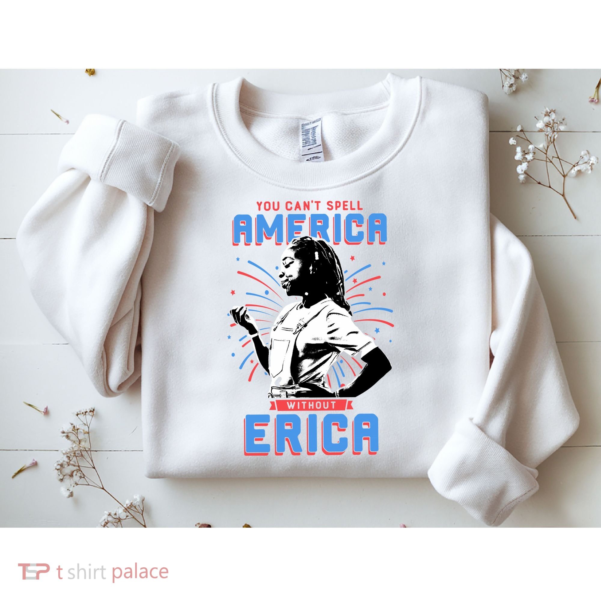 Can't Spell America Without Erica Retro Sweatshirt