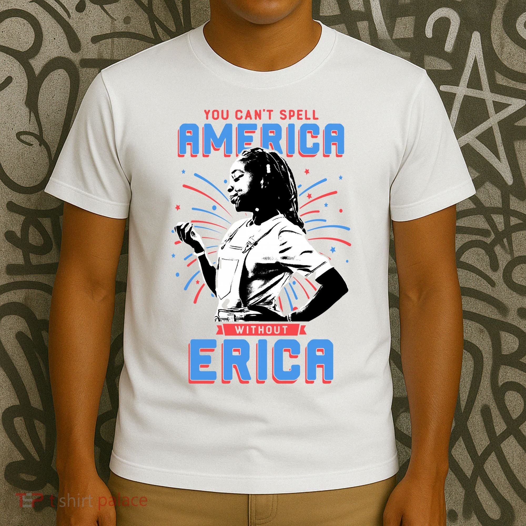 Can't Spell America Without Erica Retro T-Shirt