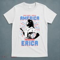 Can't Spell America Without Erica Retro T-Shirt thumb 5