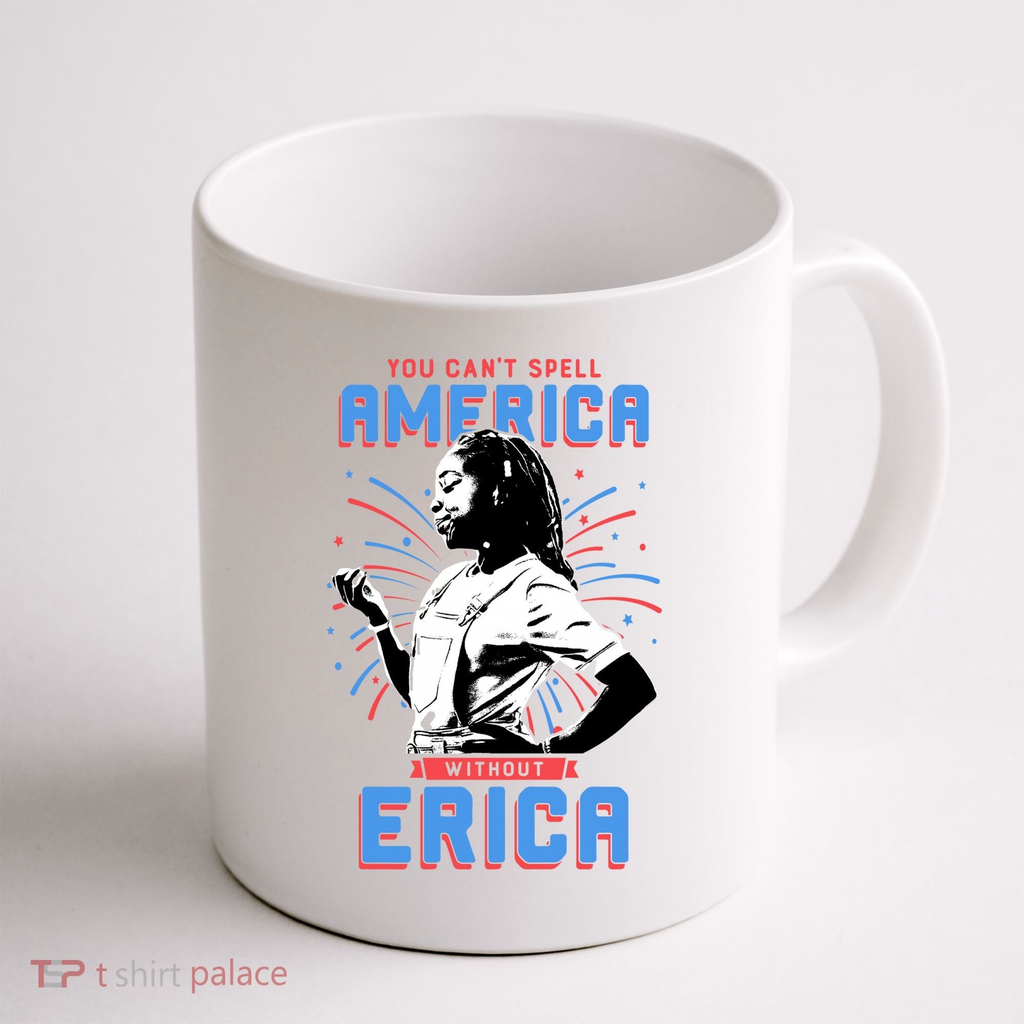 Can't Spell America Without Erica Retro Coffee Mug