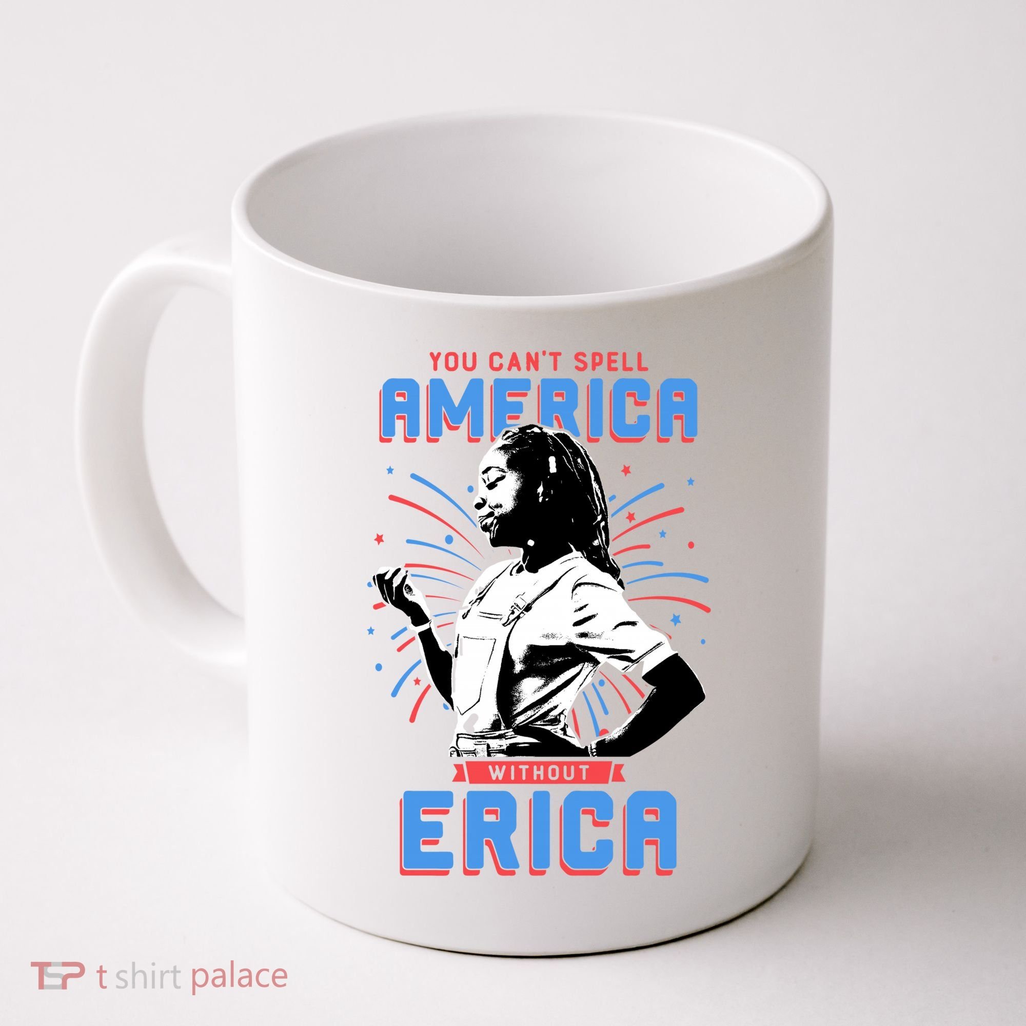 Can't Spell America Without Erica Retro Coffee Mug