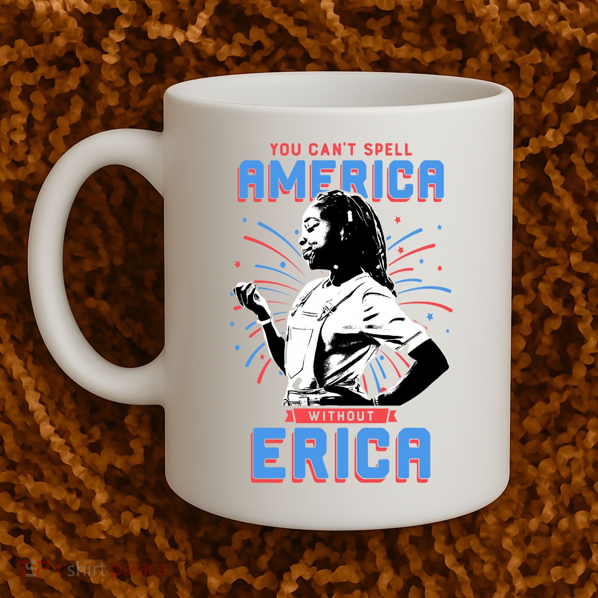 Can't Spell America Without Erica Retro Coffee Mug