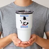 Can't Spell America Without Erica Retro Tumbler thumb 2