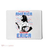 Can't Spell America Without Erica Retro Mousepad thumb 0