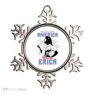Can't Spell America Without Erica Retro Ornament