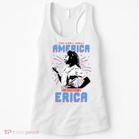 Can't Spell America Without Erica Retro Women's Tank Top thumb 0