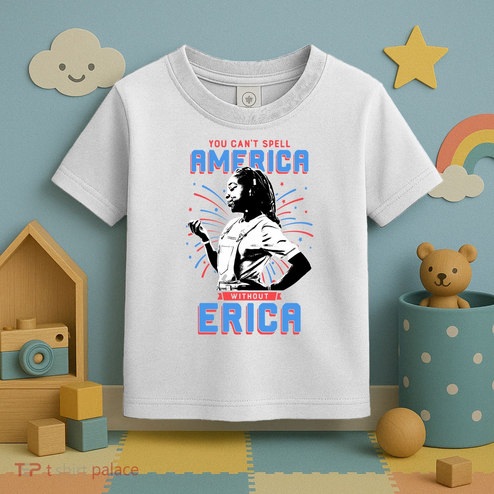 Can't Spell America Without Erica Retro Toddler T-Shirt