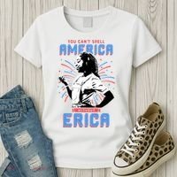 Can't Spell America Without Erica Retro Women's T-Shirt thumb 3