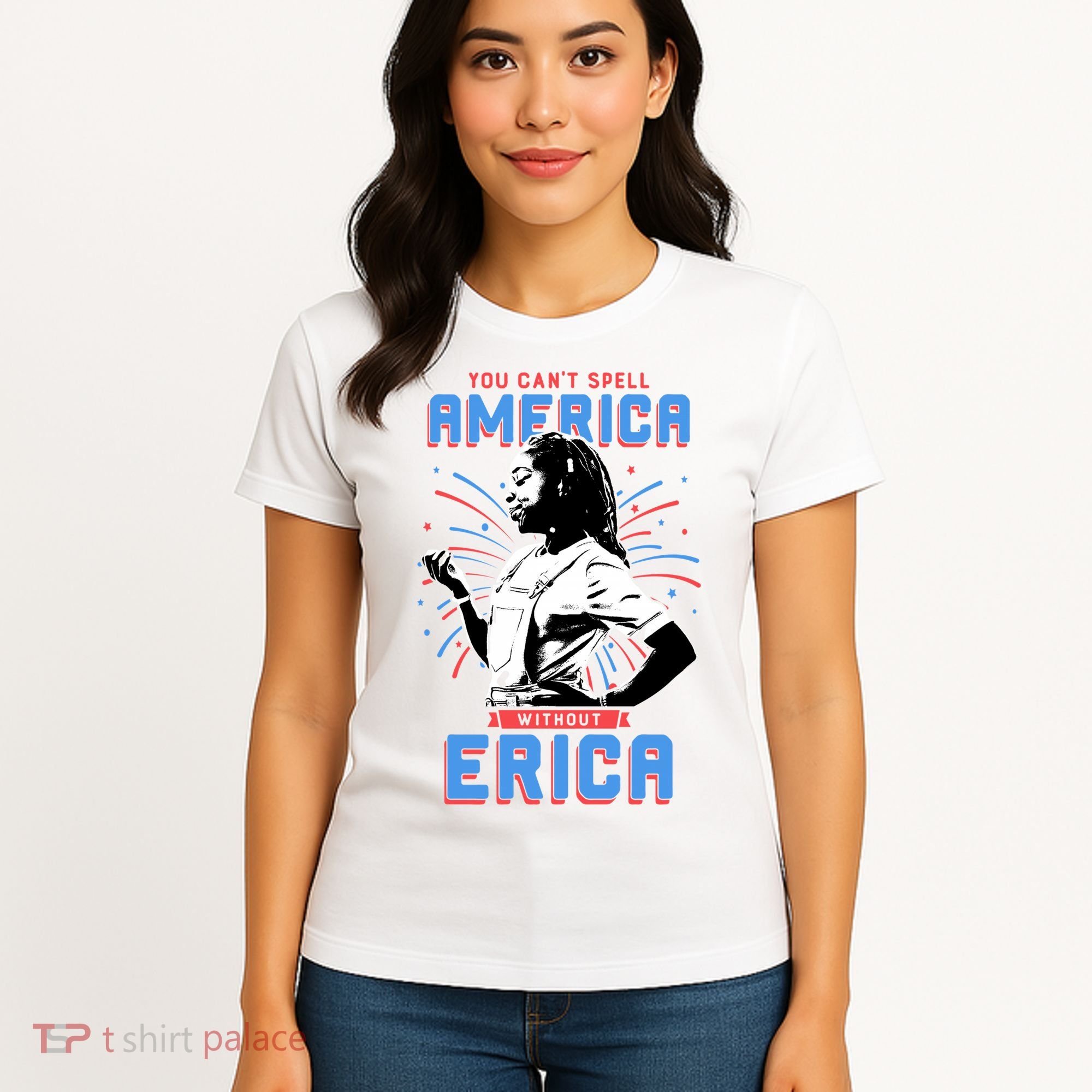 Can't Spell America Without Erica Retro Women's T-Shirt