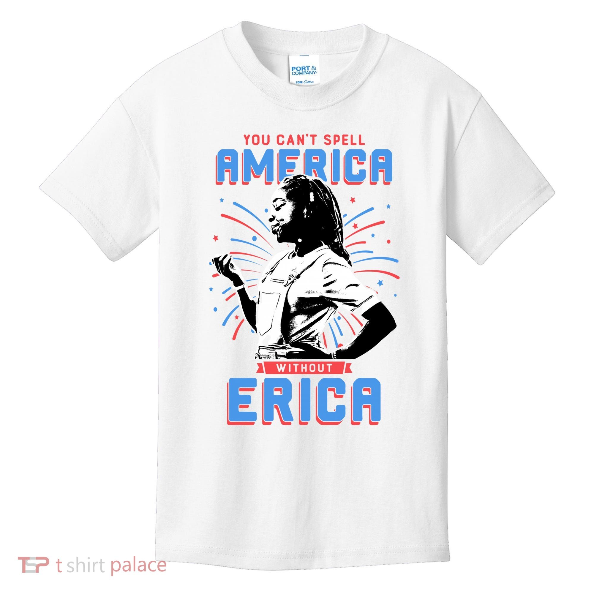 Can't Spell America Without Erica Retro Kids T-Shirt