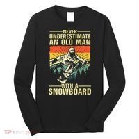 Cool Snowboard Art Skier Snowboarding Snowboarder Long Sleeve Shirt thumb 0