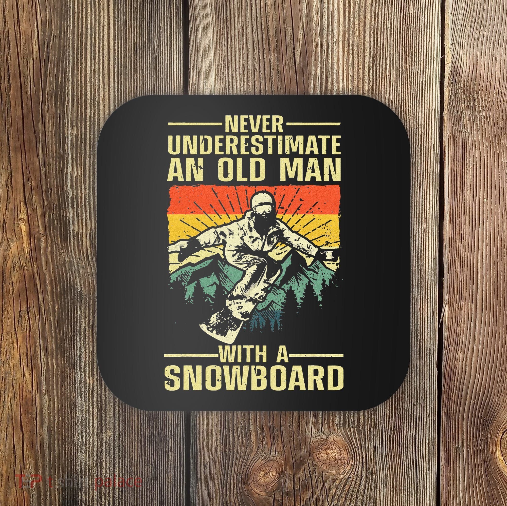 Cool Snowboard Art Skier Snowboarding Snowboarder Coaster