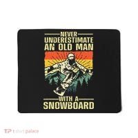Cool Snowboard Art Skier Snowboarding Snowboarder Mousepad thumb 0