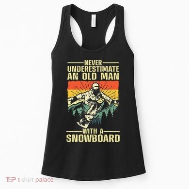 Cool Snowboard Art Skier Snowboarding Snowboarder Women's Tank Top