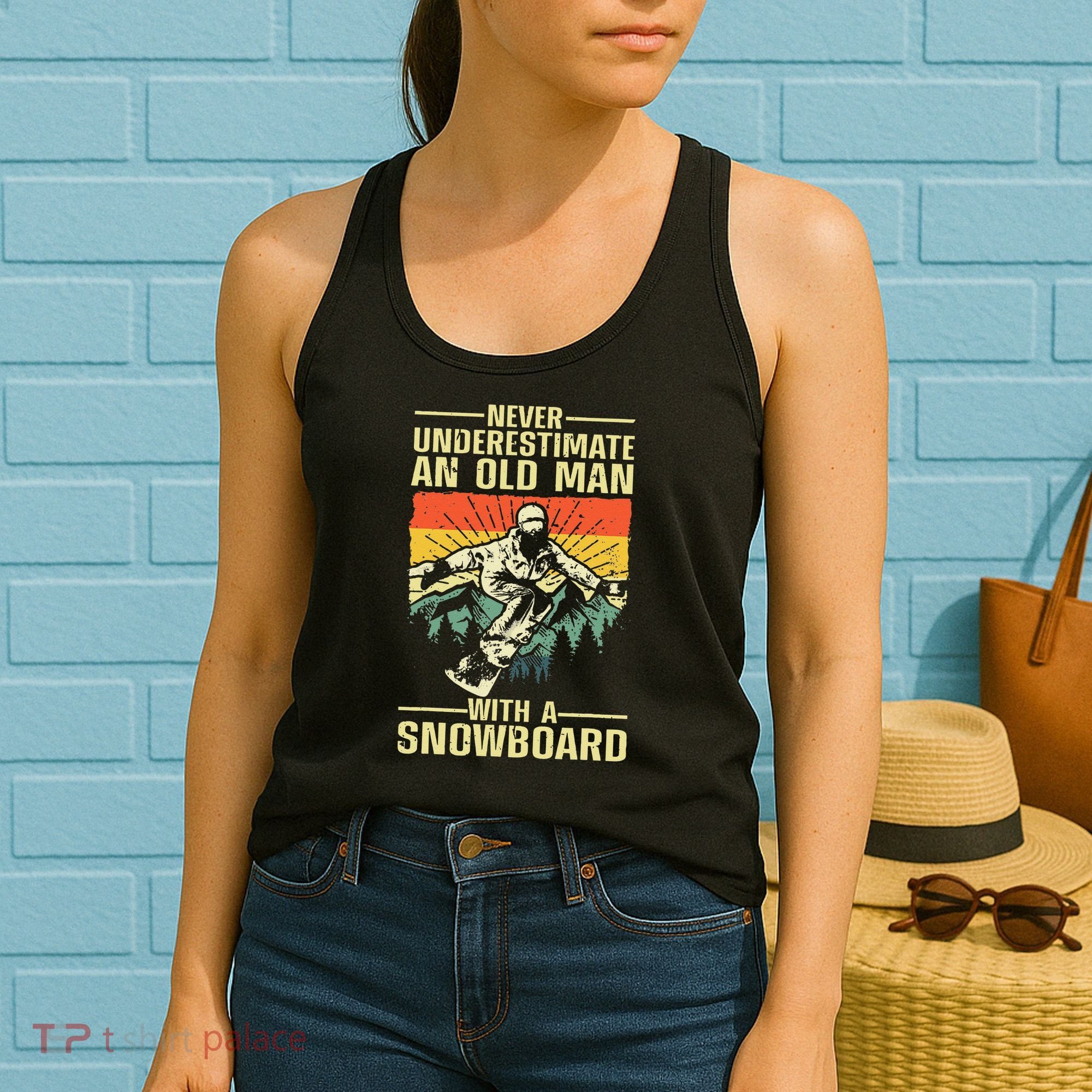 Cool Snowboard Art Skier Snowboarding Snowboarder Women's Tank Top