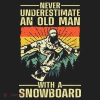 Cool Snowboard Art Skier Snowboarding Snowboarder Hat thumb 2