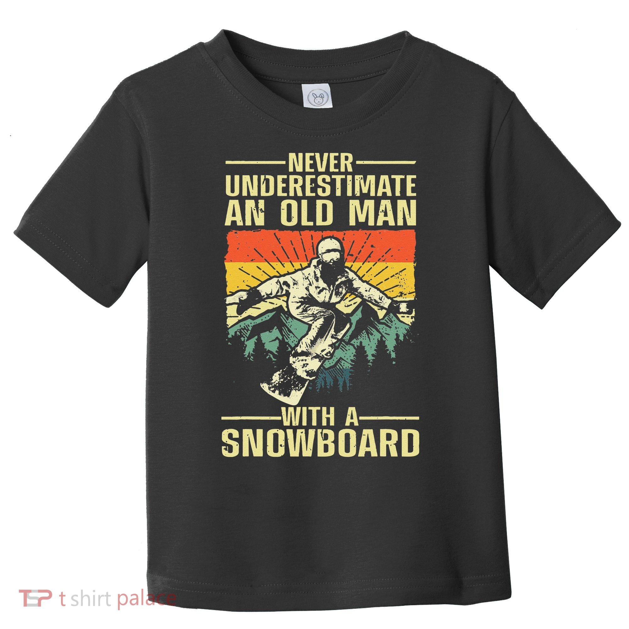 Cool Snowboard Art Skier Snowboarding Snowboarder Toddler T-Shirt