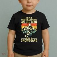 Cool Snowboard Art Skier Snowboarding Snowboarder Toddler T-Shirt thumb 2