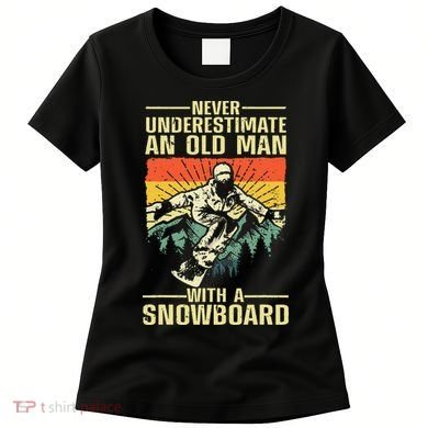 Cool Snowboard Art Skier Snowboarding Snowboarder Women's T-Shirt