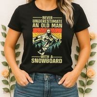Cool Snowboard Art Skier Snowboarding Snowboarder Women's T-Shirt thumb 2