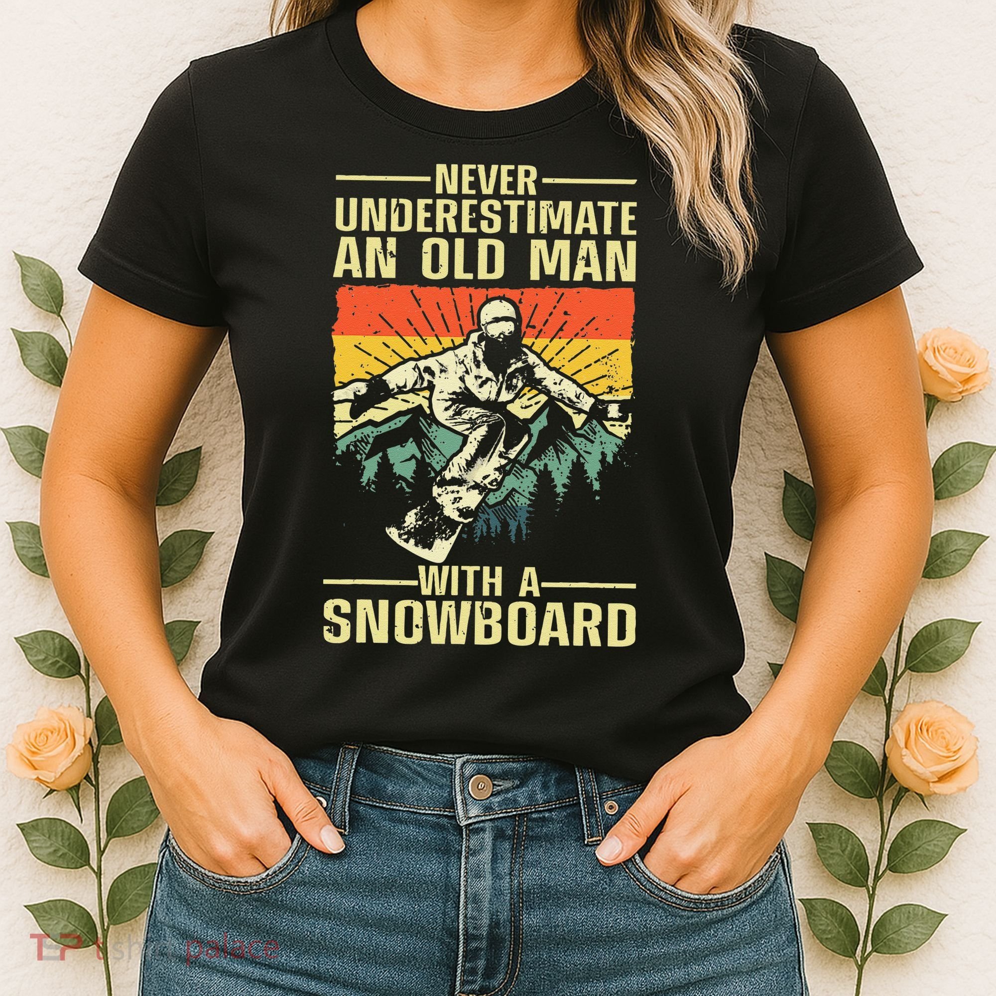 Cool Snowboard Art Skier Snowboarding Snowboarder Women's T-Shirt