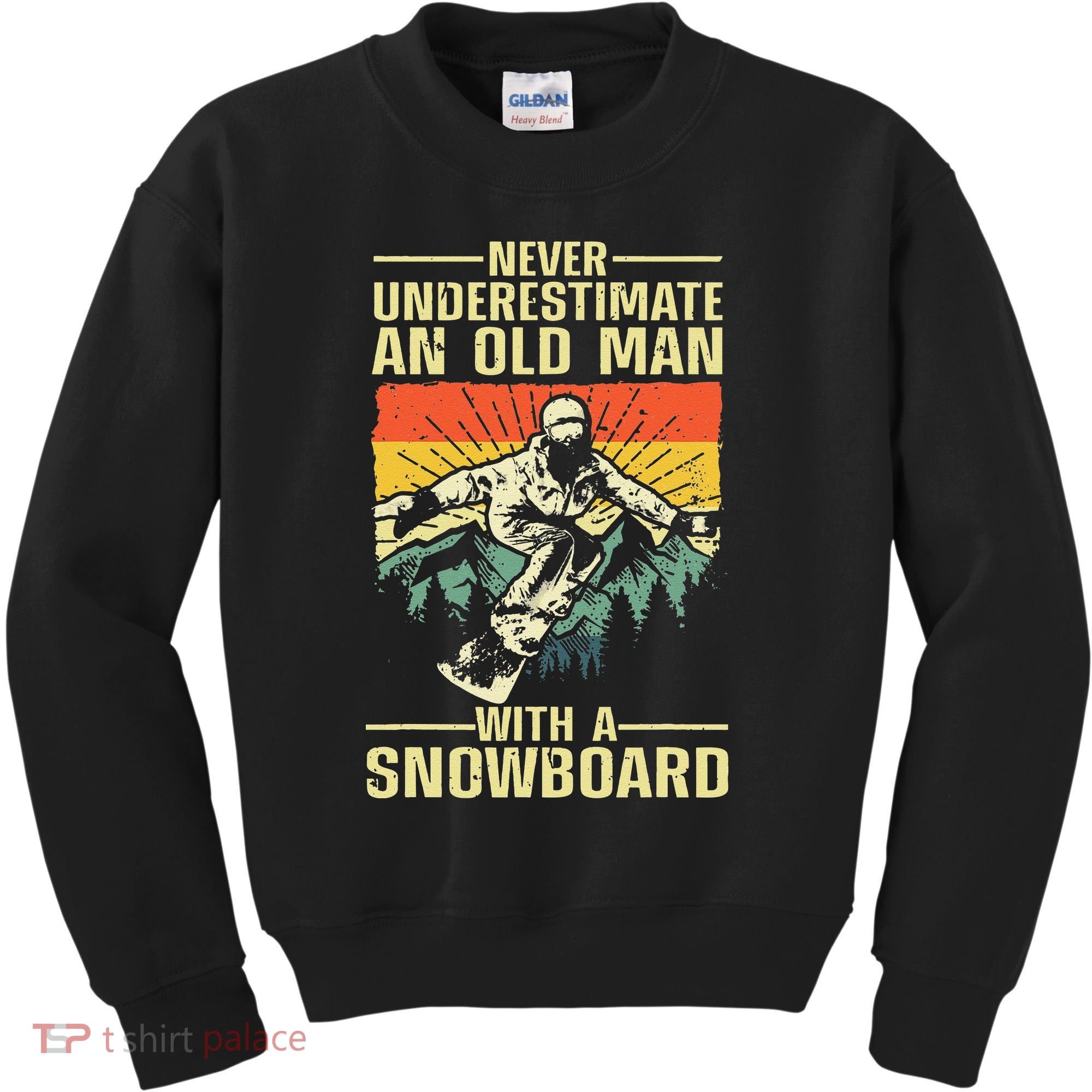 Cool Snowboard Art Skier Snowboarding Snowboarder Kids Sweatshirt