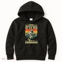 Cool Snowboard Art Skier Snowboarding Snowboarder Kids Hoodie thumb 0