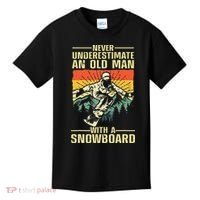 Cool Snowboard Art Skier Snowboarding Snowboarder Kids T-Shirt thumb 0