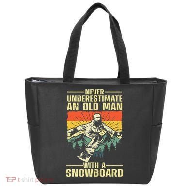 Cool Snowboard Art Skier Snowboarding Snowboarder Tote Bag