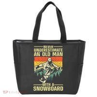 Cool Snowboard Art Skier Snowboarding Snowboarder Tote Bag thumb 0