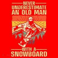 Cool Snowboard Art Skier Snowboarding Snowboarder Santa Hat thumb 1