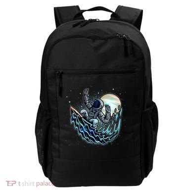 Cool Space Astronaut Surfing the Galaxy Backpack