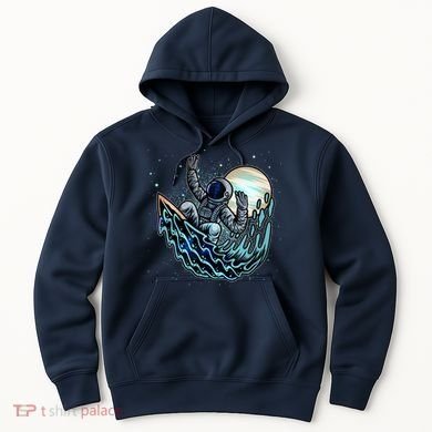 Cool Space Astronaut Surfing the Galaxy Hoodie