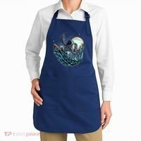 Cool Space Astronaut Surfing the Galaxy Apron thumb 2