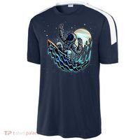 Cool Space Astronaut Surfing the Galaxy Sport-Tek Competitor United Soccer Jersey thumb 2