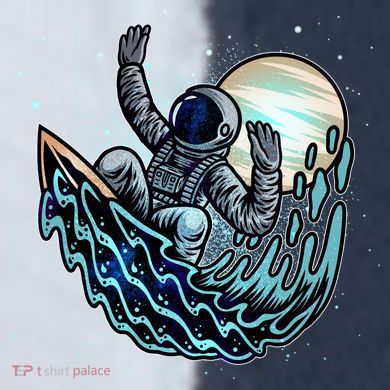 Cool Space Astronaut Surfing the Galaxy Sport-Tek Competitor United Soccer Jersey