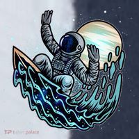Cool Space Astronaut Surfing the Galaxy Sport-Tek Competitor United Soccer Jersey thumb 4